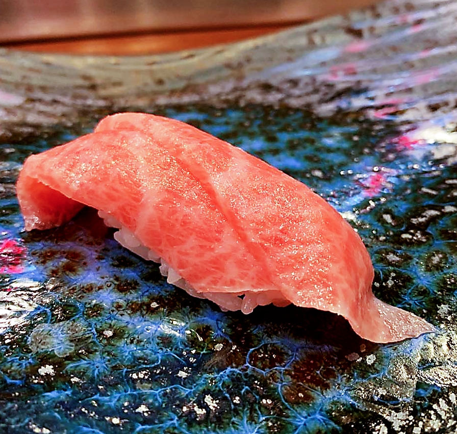 Maguro Nigiri - Bluefin Tuna sushi at Miyu