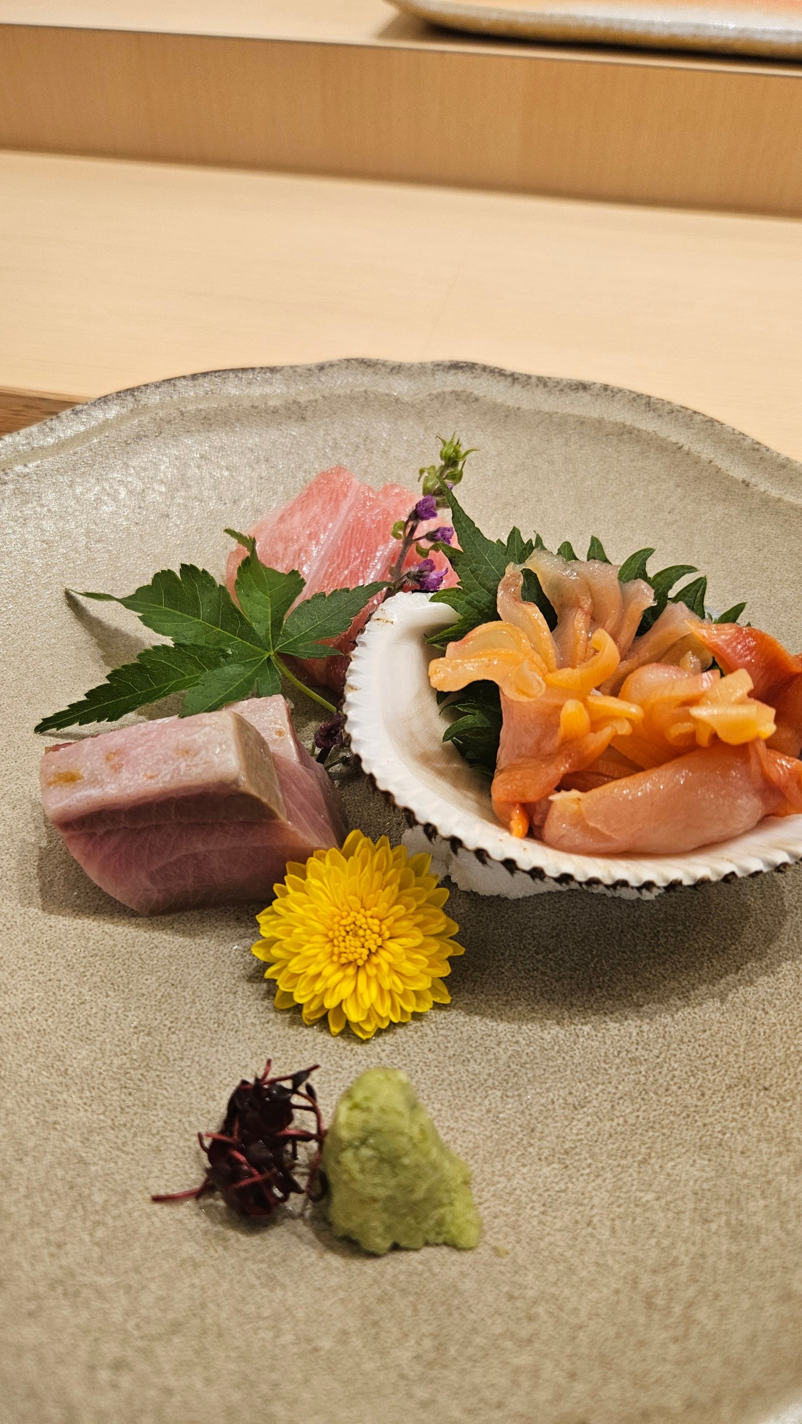 Japanese omakase dinner course at MIYU restaurant Dempsey Hill Singapore